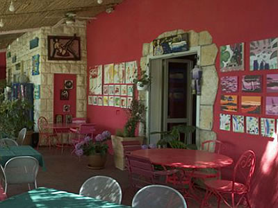 Art gallery at Meneghello restaurant