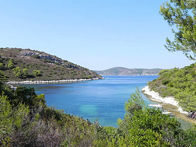 A quiet bay on Sv Klement