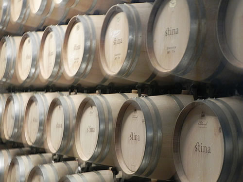 Barrique barrels from US or Slavonian oak