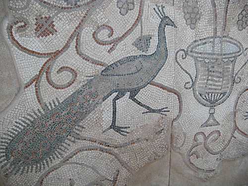 Roman mosaic in the Stari Grad Museum