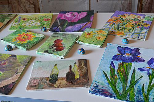 A small selection of the paintings