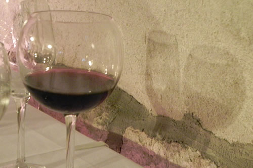 A glass of red!