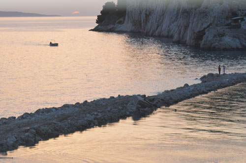 Beautiful sunset glow