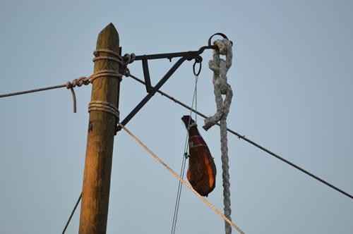 Ham on a rope