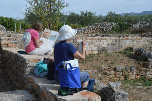 Sketching at Kupinovik