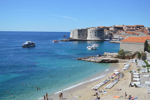 Dubrovnik Harbour from the Modern Gallery terrace