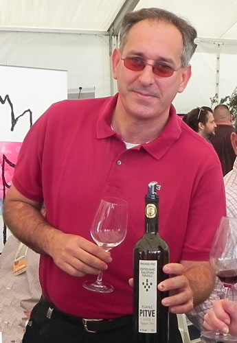 Tonči Marijan at the Dalmatian Wine Expo