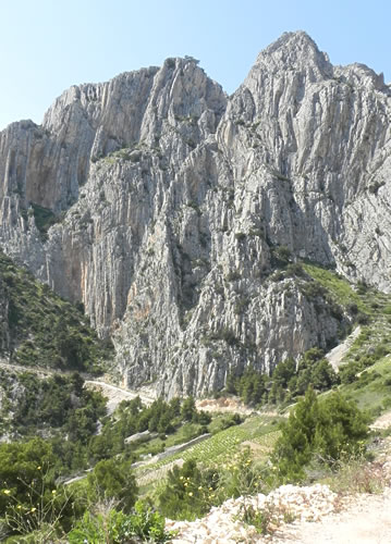 Somewhat difficult terrain