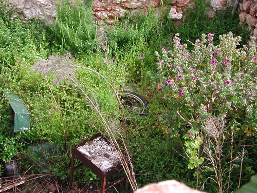 The old barbeque in the byre