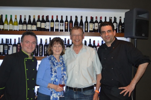 At Kadena restaurant with chefs Braco Sanjin and Tomislav Nikšić