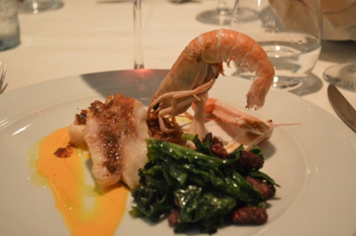 My special seafood course