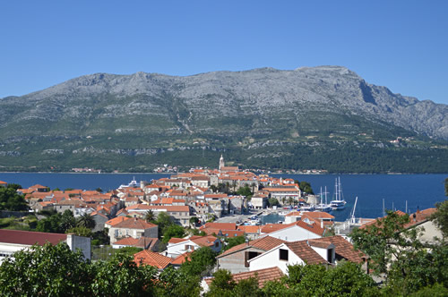 The beautiful town of Korčula