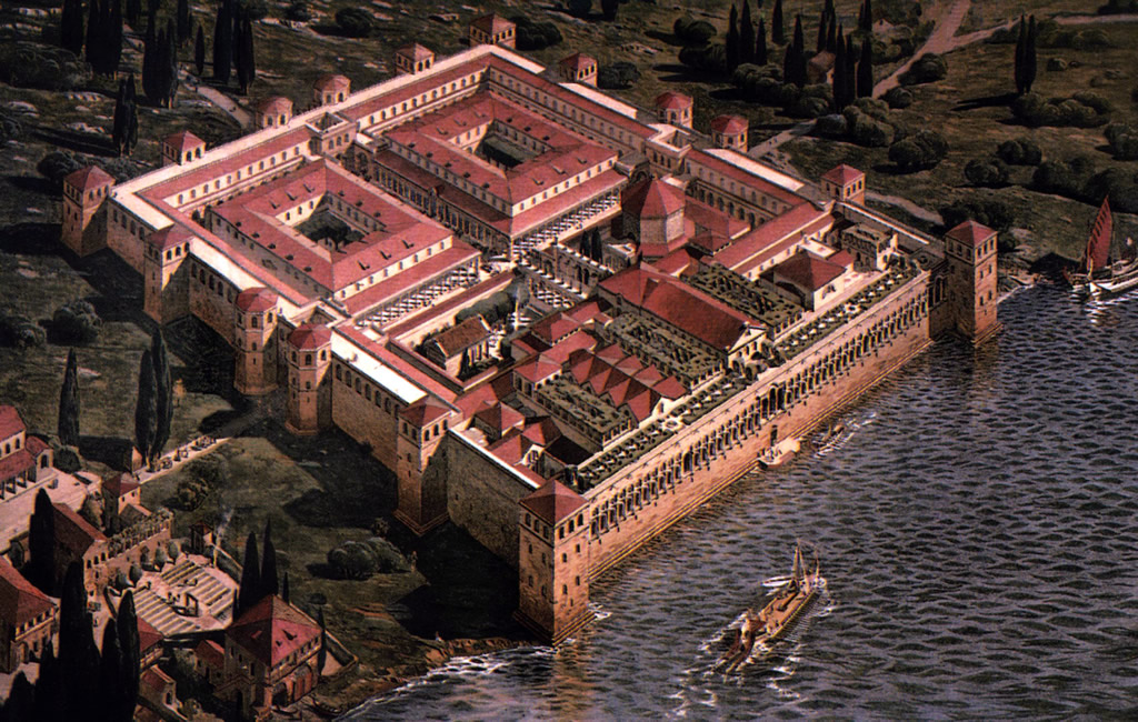 Diocletian's Palace Then