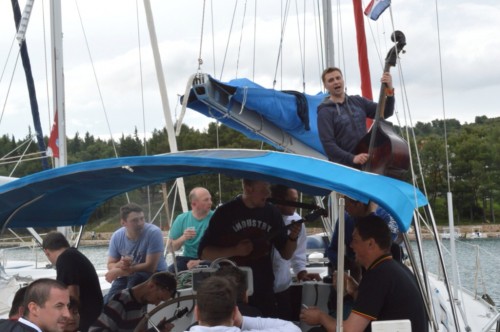 Tamburitsa music on board