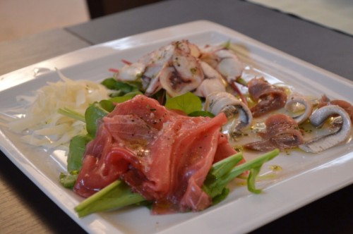 Carpaccio of the sea