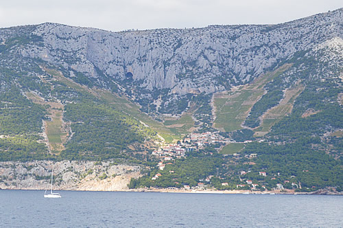 Ivan Dolac vineyards on Hvar