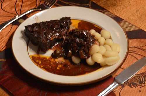 Tuna Pašticada with gnocchi