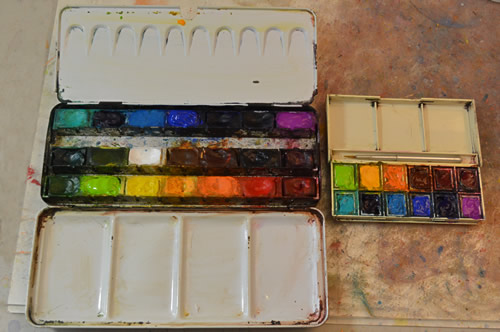 Watercolour boxes