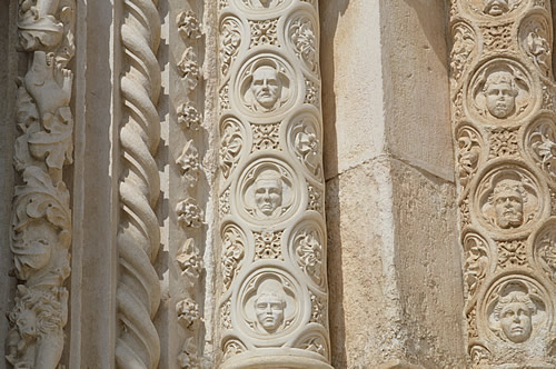 Carving detail - see the dog and the lion?