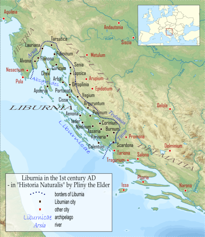 Liburnia, 1st century AD