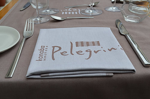 Pelegrini table setting