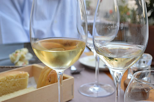 A glass of Rak Maraština