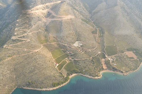 View of the Brac coast