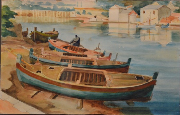 Bartol Petrić watercolour