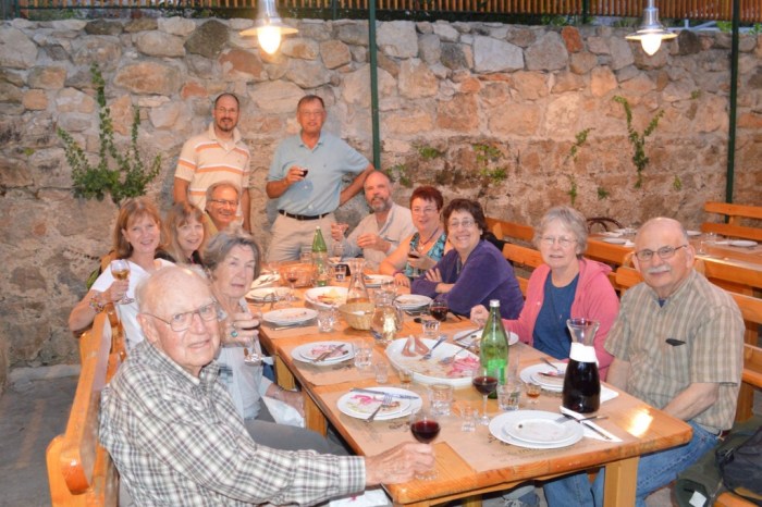 Artists ready for dinner!