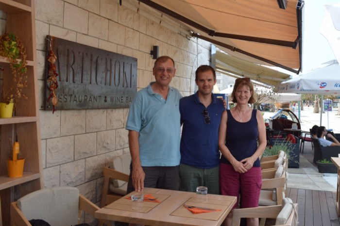 With owner  Dino Pavičić