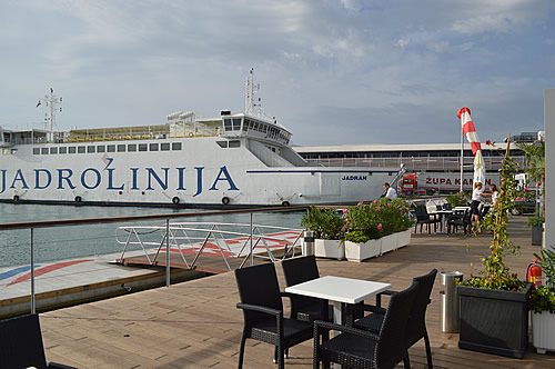 Split downtown Matejuška seaplane dock