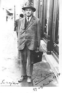 Tin Ujević in Sarajevo, 1934