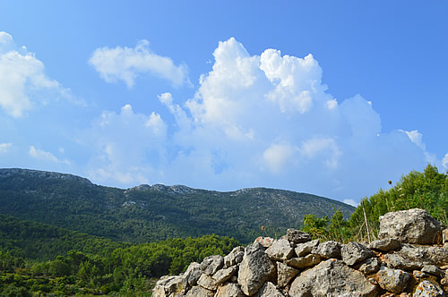 Clouds from the south