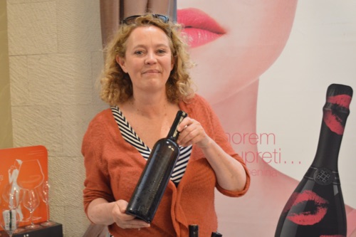 Jo Ahearne with her new Rosina rosé