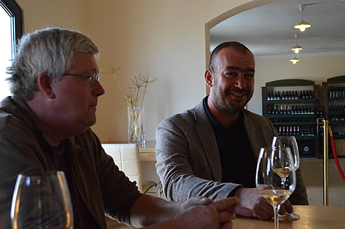 Frank Dietrich of Blue Danube Wine and Alen Bibich