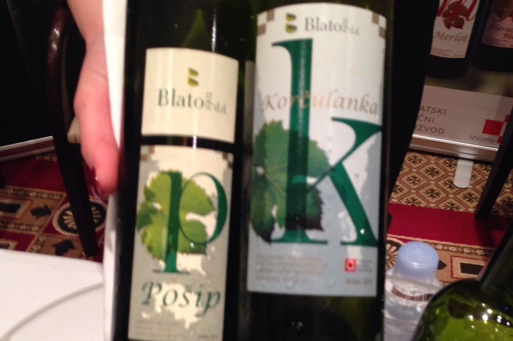 Blato Pošip and Korčulanka