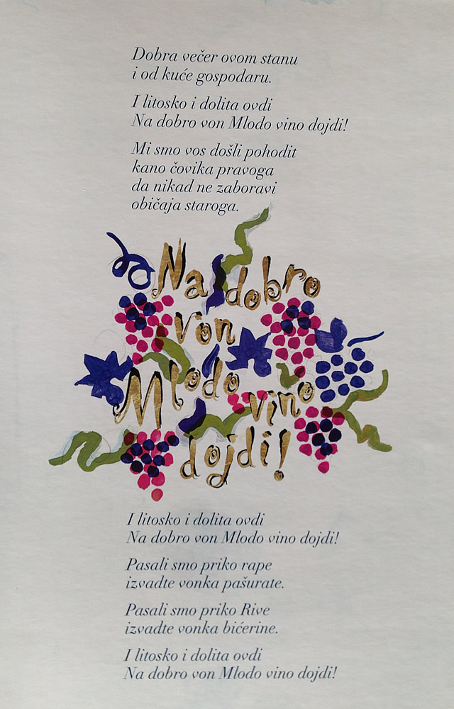 Kolindanje Mlodo vino!