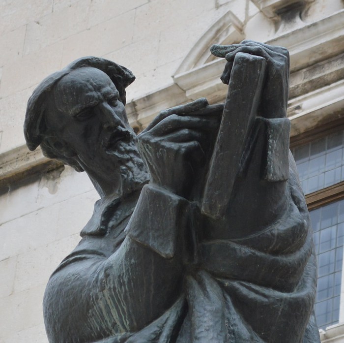 Marko Marulić statue by Ivan Meštrović