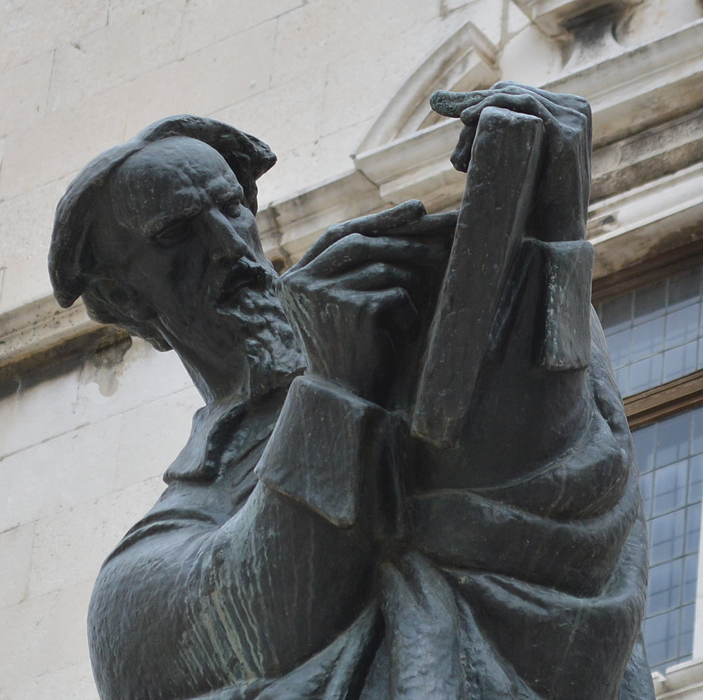 Marko Marulić statue by Ivan Meštrović