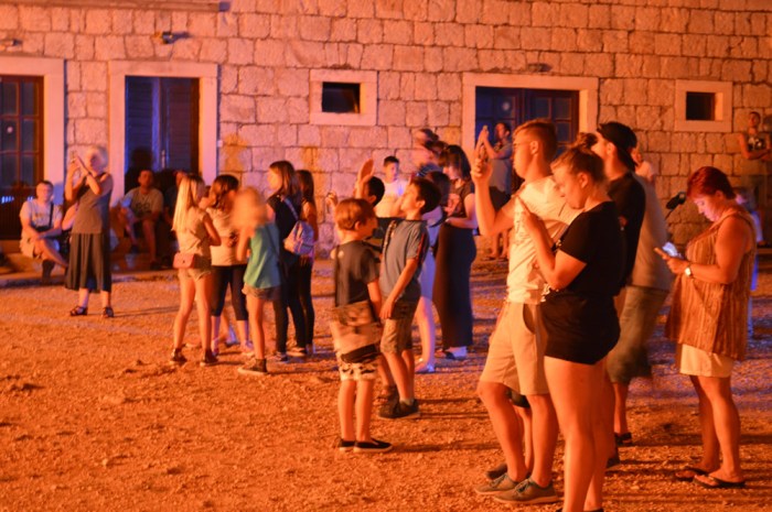 Enjoying the spectacle