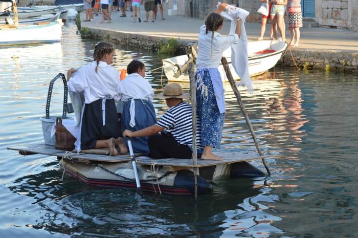 Hanging out the washing