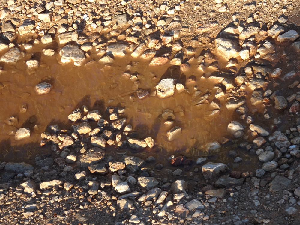 Muddy puddle