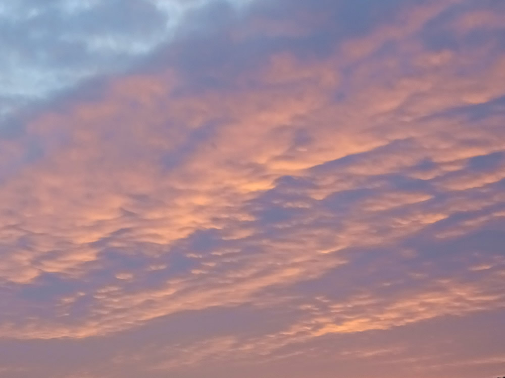 Clouds at sunset
