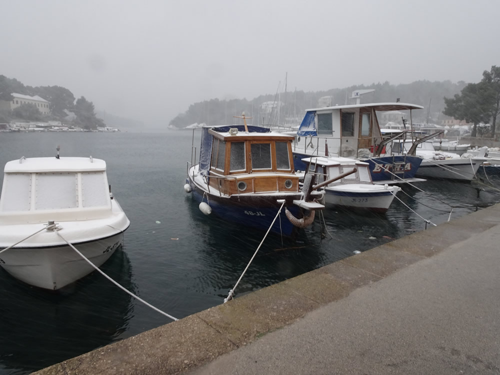 Boats in the mist