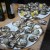 Plates of oysters