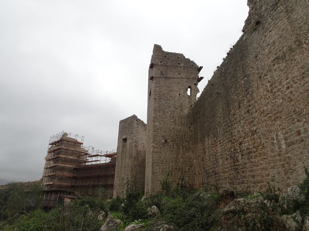 Fortress under repair