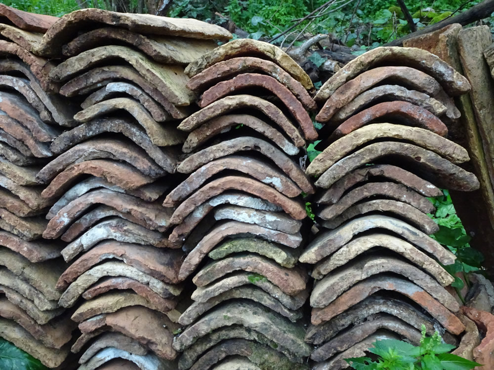 Spare roof tiles