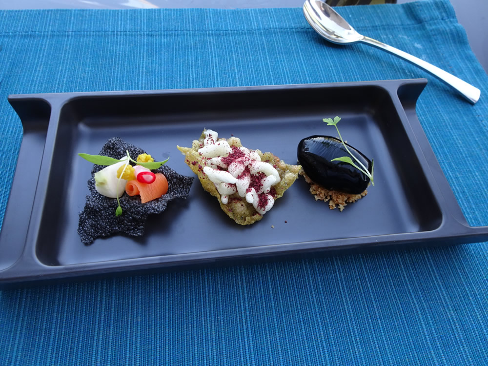 Amuse bouche veggie selection