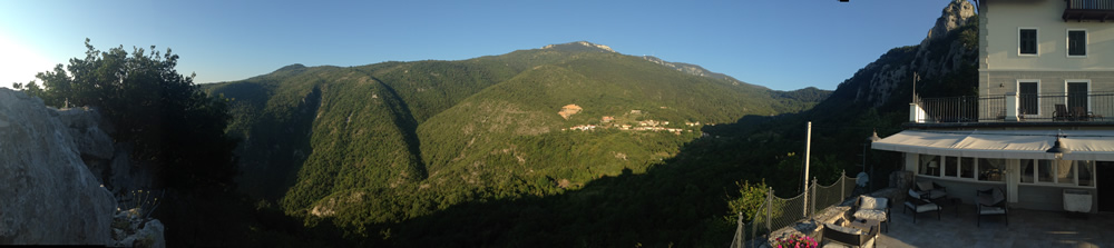 Mt Učka from Draga di Lovrana