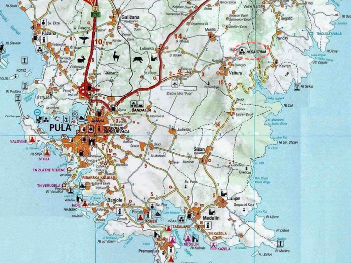 Where to find Nesactium